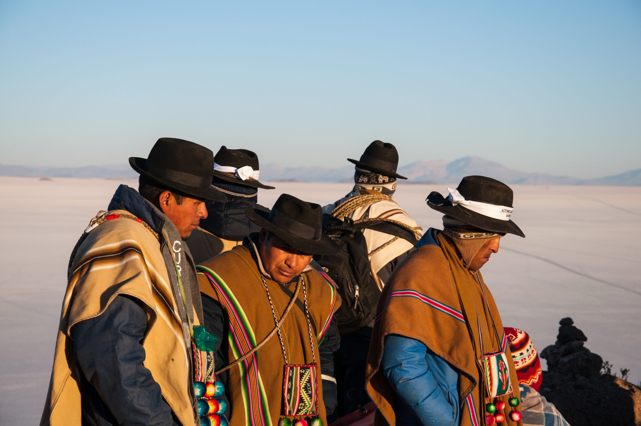 Bolivia locals Salar de Uyuni