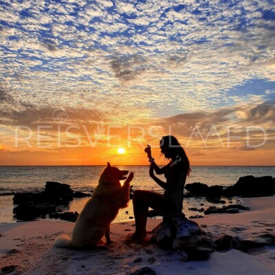 Beach sunset Bonaire